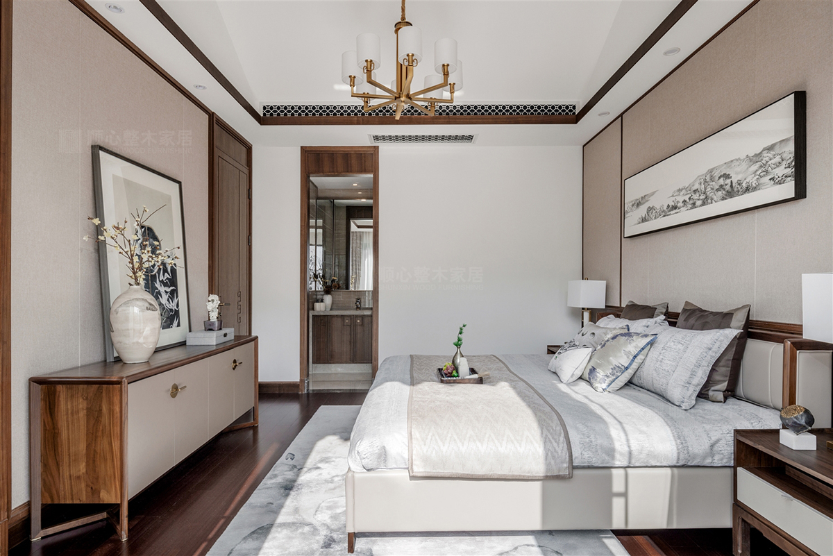 新中式风格卧室图片